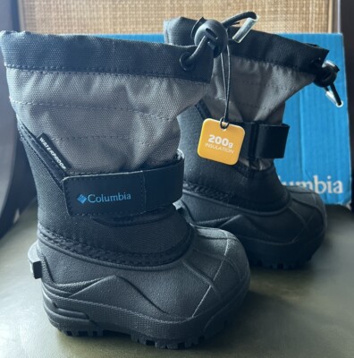 Columbia Kids Powderbug  Plus II Size 4T; Toddler Snow/winter Boots