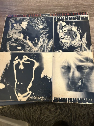 The Rolling Stones - Emotional Rescue  G-VG  Original LP Record 1980's
