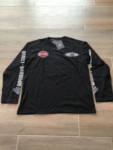 Harley-Davidson Embroidered Long Sleeved   t.shirt size large, free post - Picture 1 of 2