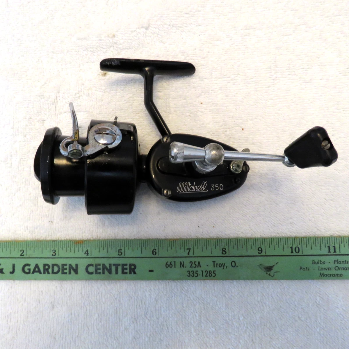 OLD GARCIA MITCHELL 410 BLUE SPINNING REEL WORKS GOOD NO BOX LQQK OLD GARCIA MITCHELL 410 BLUE SPINNING REEL WORKS GOOD NO BOX LQQK