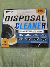 Active Garbage Disposal Cleaner Tablets - 24 Pack - 1 Year Supply - Septic Safe