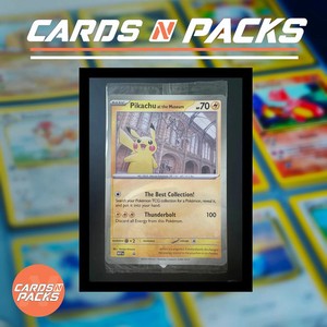 Carte Pokemon Pikachu at the Museum LONDON — MEP ENG English Jumbo MINT