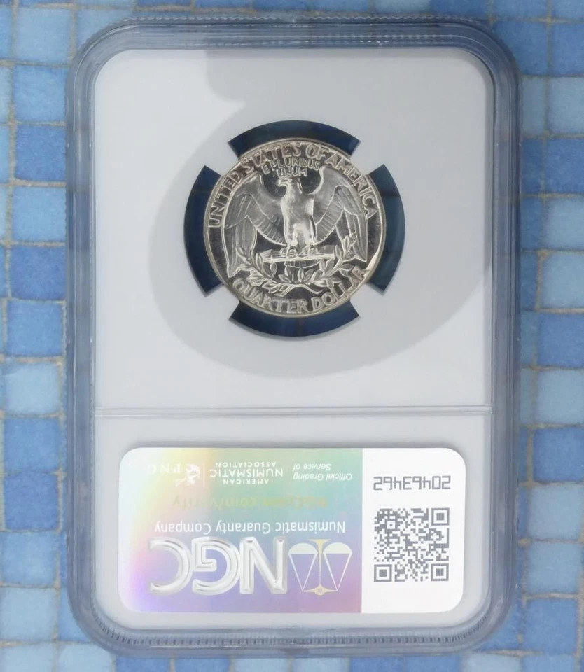 1951 NGC PF 66 Cameo Washington Silver Quarter, Proof 66 Cameo, USA 25C Coin - Image 2 of 4