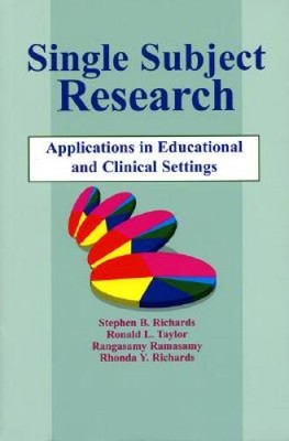 Single-Subject Research: Application in Educational and Clini - VERY GOOD