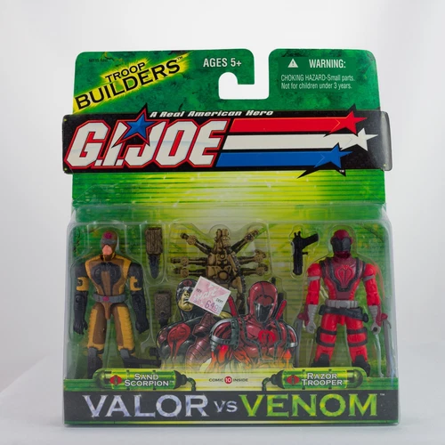 G.I. Joe Valor vs Venom Sand Scorpion and Razor Trooper Cobra Action Figure Set
