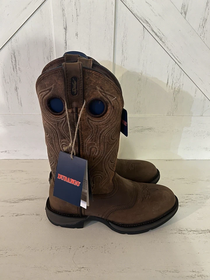 REBEL BY DURANGO® BROWN SADDLE WESTERN BOOT - DB5474 SIZE 7EE - Image 2 of 4