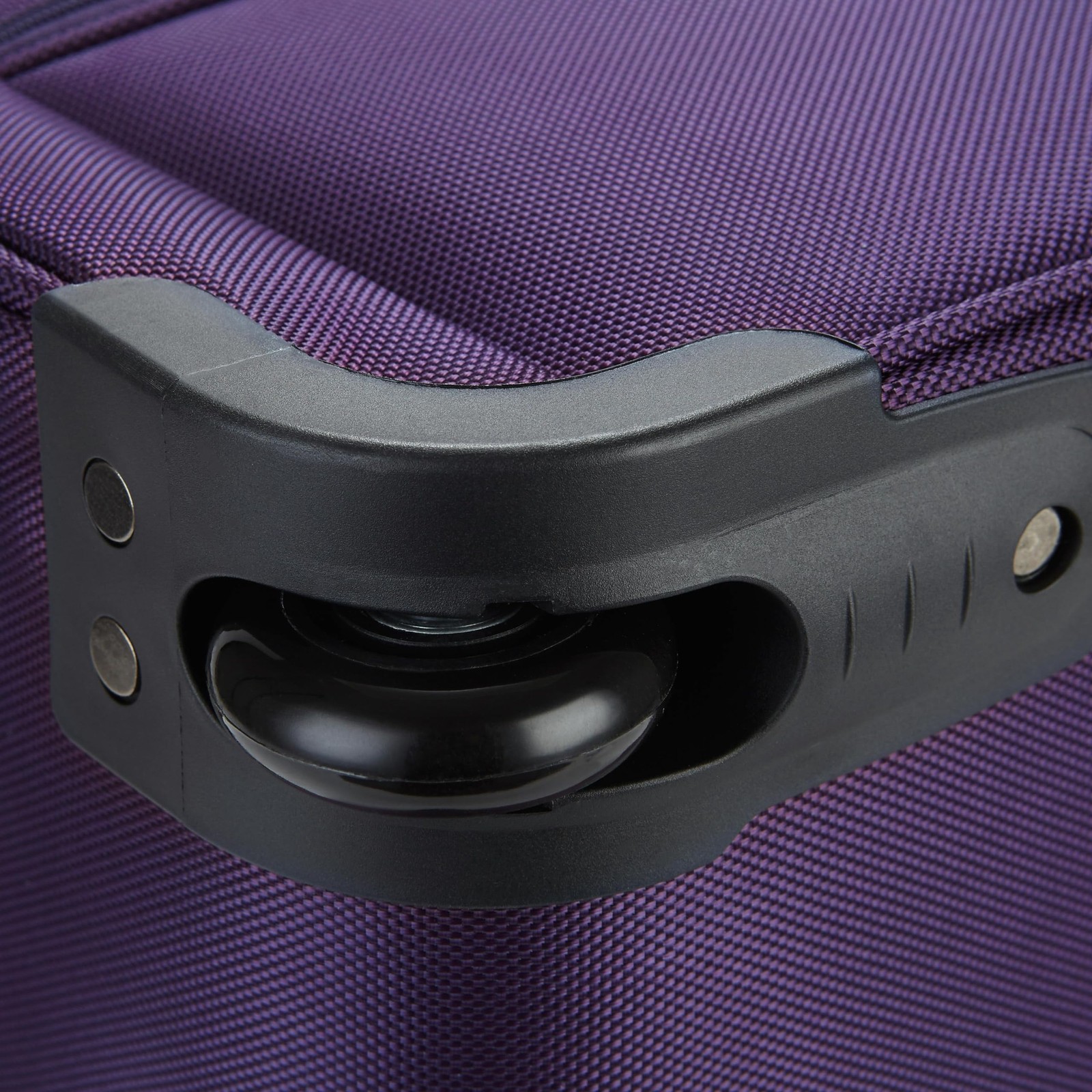 TPRC Smart Under Seat Carry-On Luggage with USB Charging Port Purple Undersea...