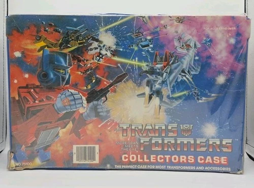 Vintage 1984 Transformers Collectors Carrying Case Tara Toy Corp