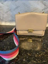 Rebecca Minkoff Women's Christy Medium Leather Crossbody Bag with Guitar Strap