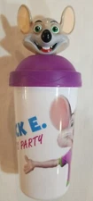 Chuck E. Cheese Plastic Collectible Drinking Tumbler Cup Mouse Let's Party 2016