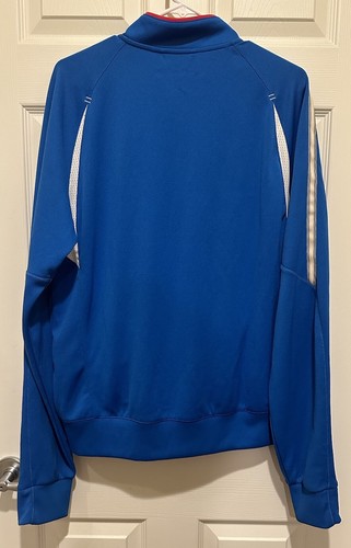 Puma King Vintage Men's Size XL Training Jacket Full Zip Blue/Red/White Japan - Picture 2 of 3