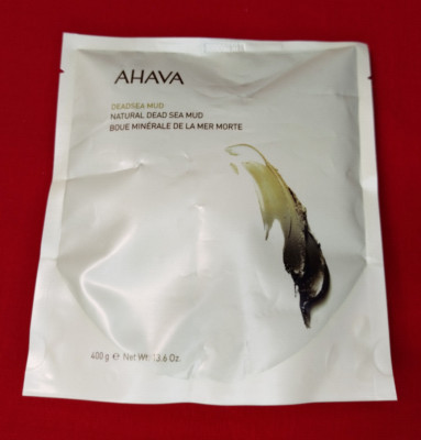Ahava Deadsea Mud Natural Dead Sea Mud Fango Nero Purificante, 400g Mar Morto