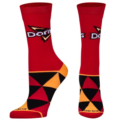 Cool Socks, Women's Funny Novelty Socks, Doritos Nacho Cheese Crew, Adult Medium - Picture 2 of 5