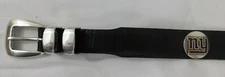 New York Giants Leather Unisex Belt Black with Conchos Size 34-52 Color