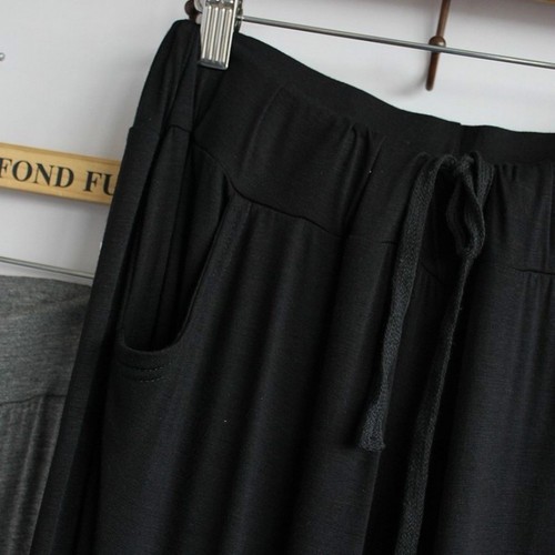 Women Cotton Pants Modal Athletic Yoga Stretch Gym Harem Long Trousers Casual - Picture 3 of 12