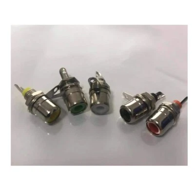 Connecteur Audio Rca Panneau Femelle F Câble Adaptateur Prise Jack À Soudure