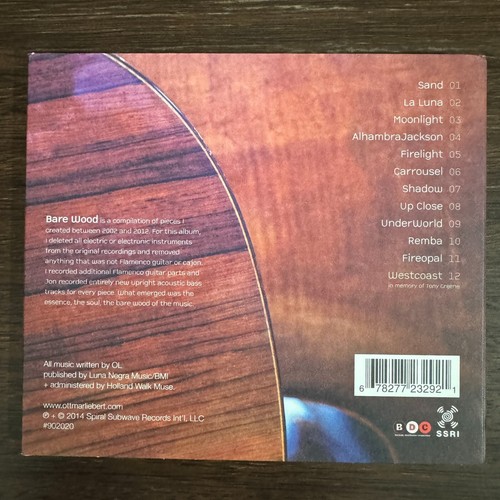 OTTMAR LIEBERT - BARE WOOD 2002 - 2012 (CD) 2014!!! RARE!!! LUNA NEGRA MUSIC - Picture 2 of 4