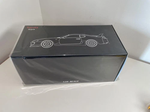 LCD 1:18 TOYOTA SUPRA A80 MK4 bianco pressofuso con licenza nuovo - Foto 19 di 19