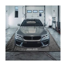 WELKIN Containment Mat,(7'9" x 16'),Non-Slip Garage Floor Mat - Heavy Duty Wa...