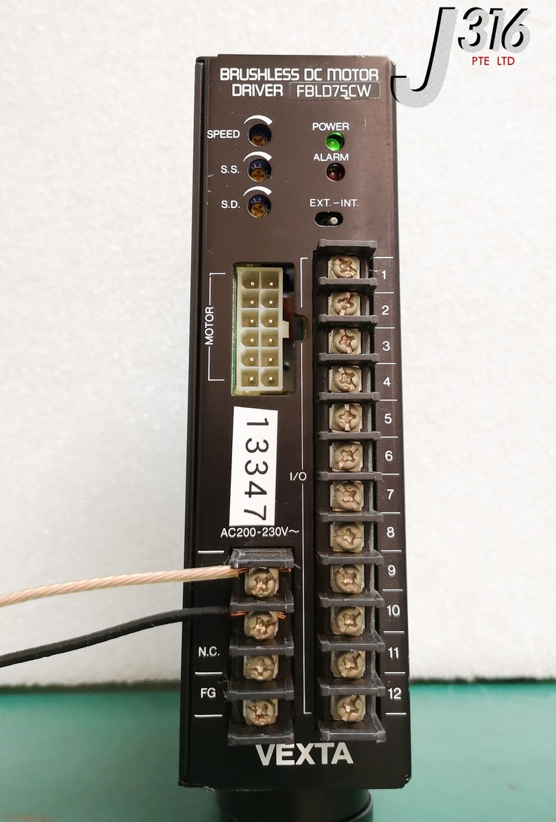 13347 VEXTA BRUSHLESS DC SPEED CONTROLLER, 200-230V, 1.4A, 50/60HZ