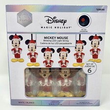 Disney Mickey Mouse Blinking Christmas String...