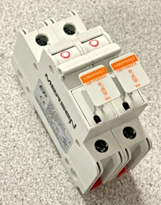 NEW Mersen CEP-FS30CC2 Fused Disconnect Switch 30A 240 VAC 2 Pole Class CC Fuses