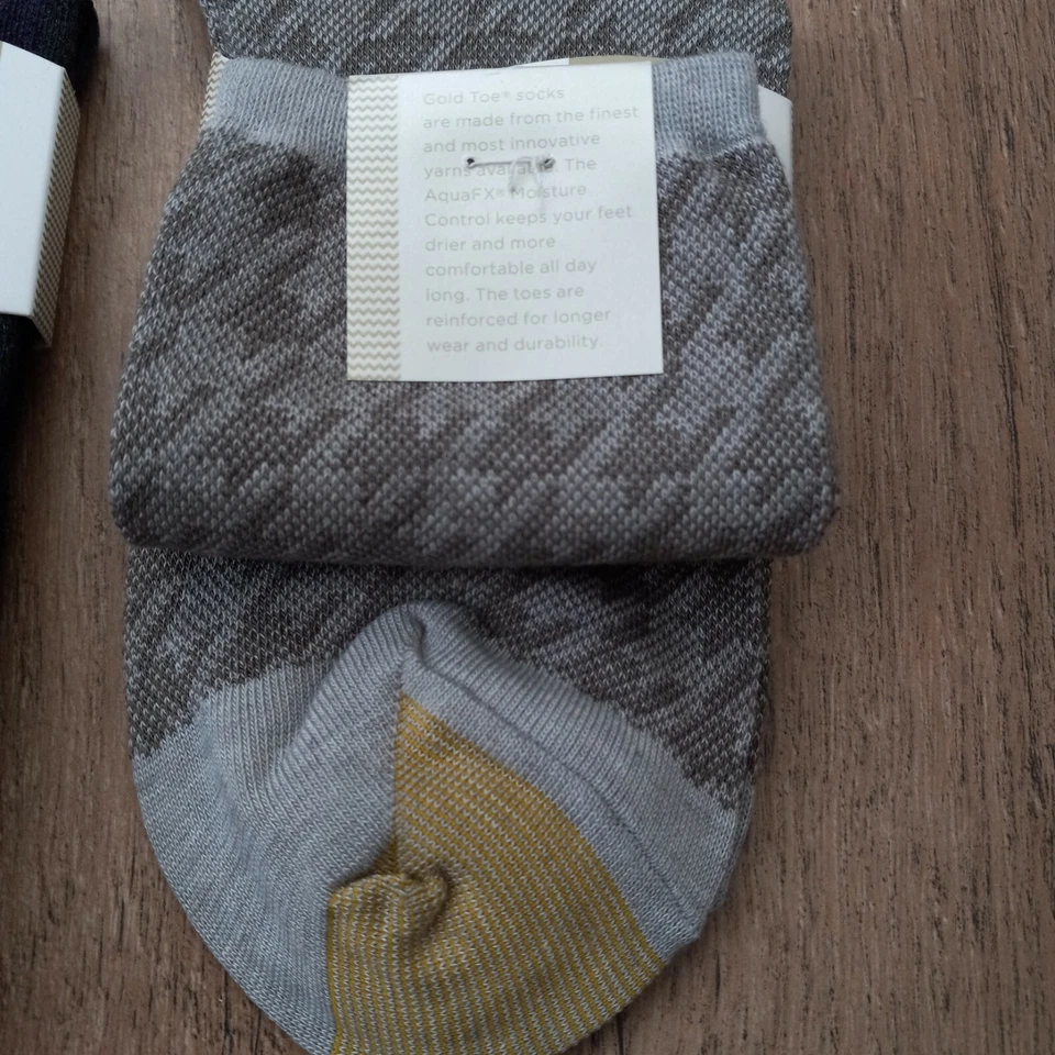 GOLDTOE Mujer Pata de Gallo/Rayas Moda Calcetines 3 Pares Zapato Talla 6-9 Foto 3 de 3