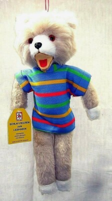 MAX CARL - VERY RARE TEDDY BEAR NEW WITH VOICE 1974 - MADE IN WEST GERMANY