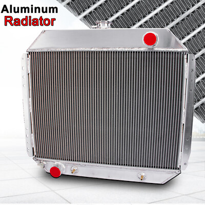 3 Row Aluminum Radiator fit 1966-1979 72 75 Ford F100 F150 F250 F350 6.6L V8 Gas