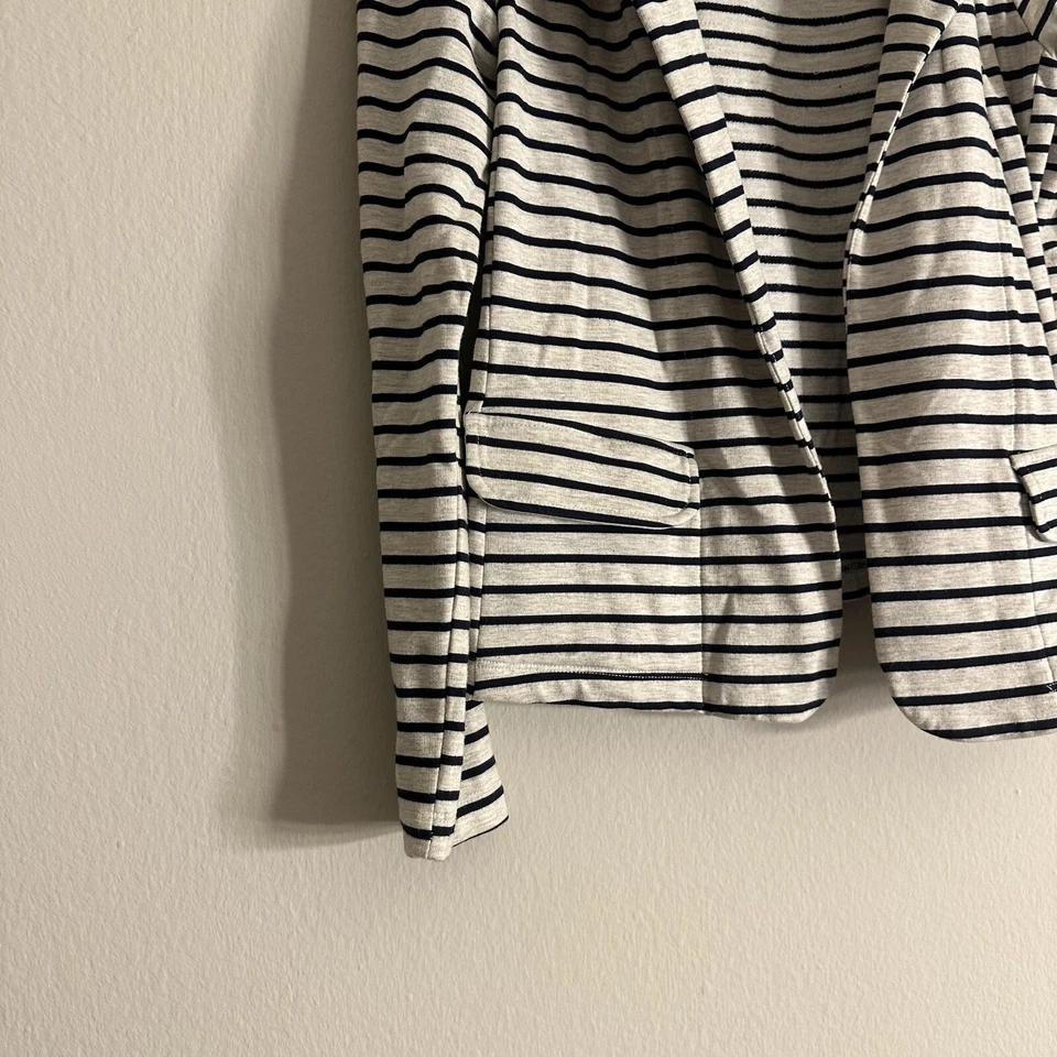 Cárdigan Suéter Dolan Left Coast Collection Frente Abierto Negro Tostado Rayas Talla Pequeña Foto 2 de 4