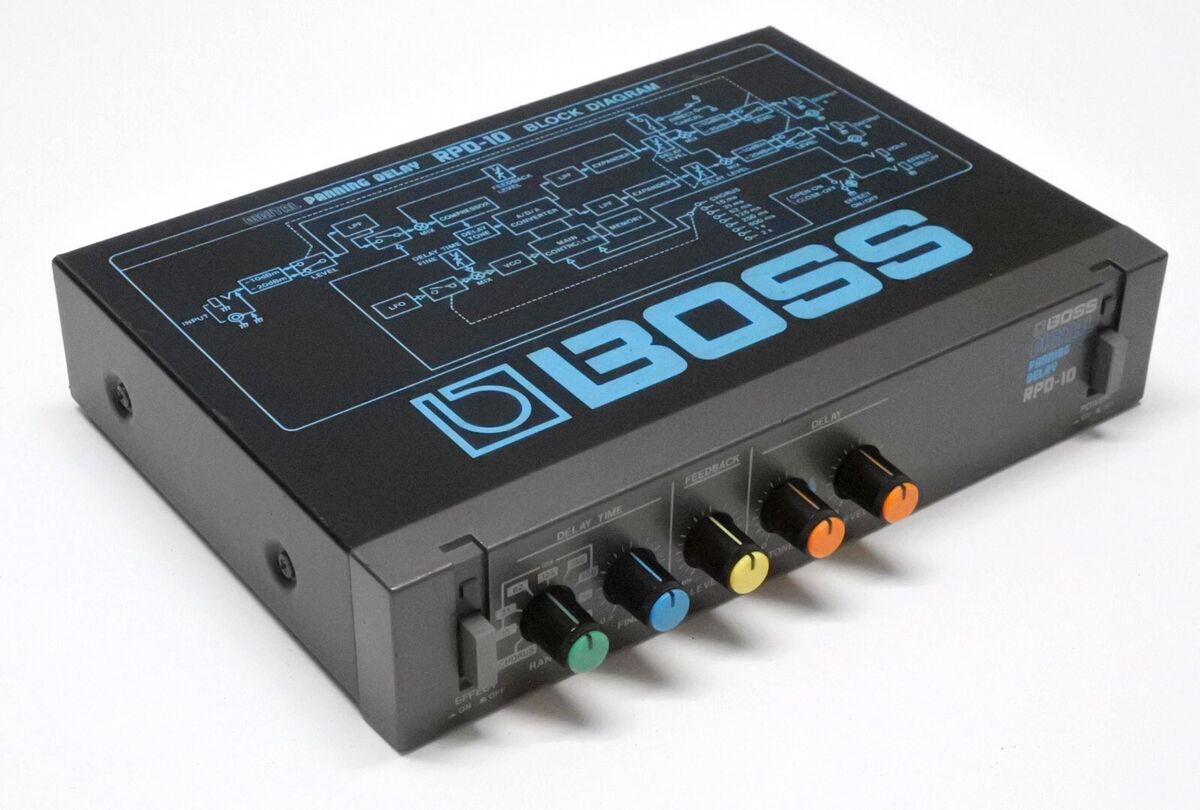 BOSS RPD-10 Panning Delay Micro Rack Guitar Effects Unit MIJ BOSS RPD-10 Panning Delay Micro Rack Guitar Effects Unit MIJ