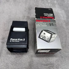 Vintage View Master Pana-Vue 2 Lighted 2x2 Slide Viewer with Original Box