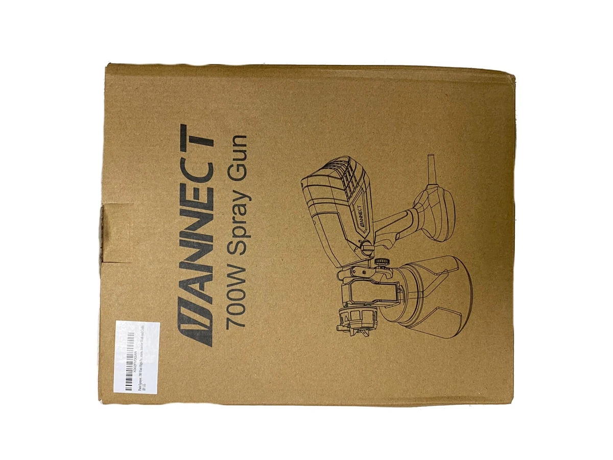 VANNECT 700W Paint Sprayer 4 Nozzle Sizes 1L Container Capacity