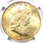 1952-D Franklin Half Dollar 50C Coin - NGC MS66+ FBL Plus Grade - $1,400 Value