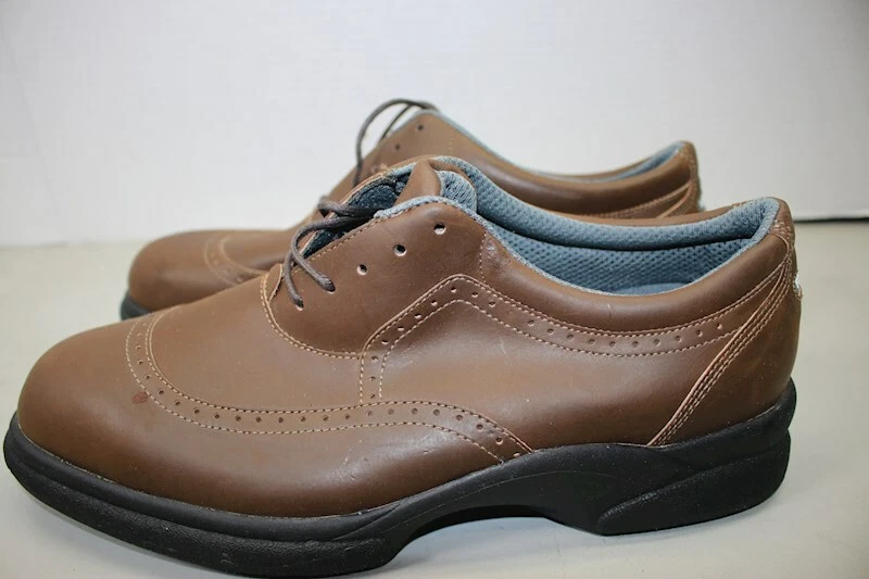 Zapatos de golf Florsheim Frog Lites talla 9,5 M tacos cuero marrón PGA NUEVOS CON ETIQUETAS para hombre Foto 3 de 4