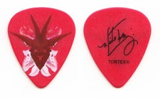 Alice in Chains Mike Inez Signature Red Guitar Pick #2 - 2014 Dinosaurs Tour