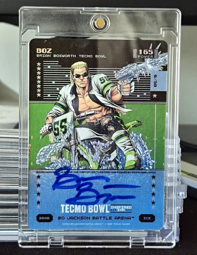 Bo Jackson Battle Arena 2026 Tecmo Bowl Inspired Ink Ice BB46 Boz Auto /50