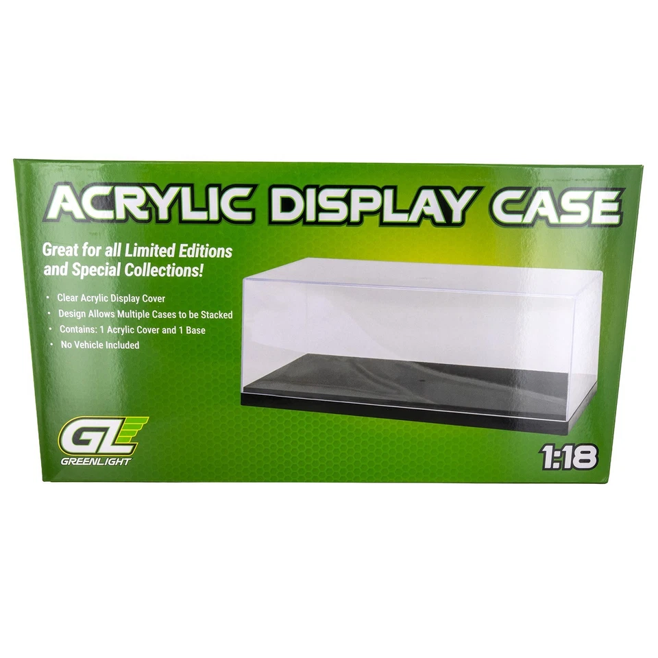 New 2025 Acrylic 1:18 Stackable Display Case with Base by Greenlight 55028 - Image 3 of 3