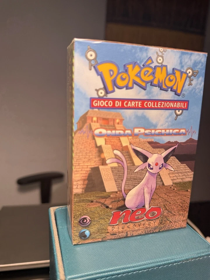 Pokemon Mazzo Tematico Neo Discovery Sealed ITA Onda Psichica 2001 Wizard MINT - Immagine 2 di 4