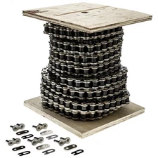 NICHE 428 Motorcycle Standard Drive Chain Bulk Reel 5 Connecting Links (25 Feet)