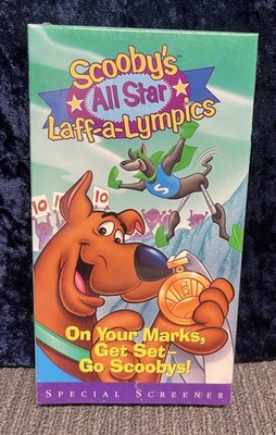 SCOOBY'S ALL STAR LAFF-A-LYMPICS Special Screening Promo Copy VHS New/SEALED