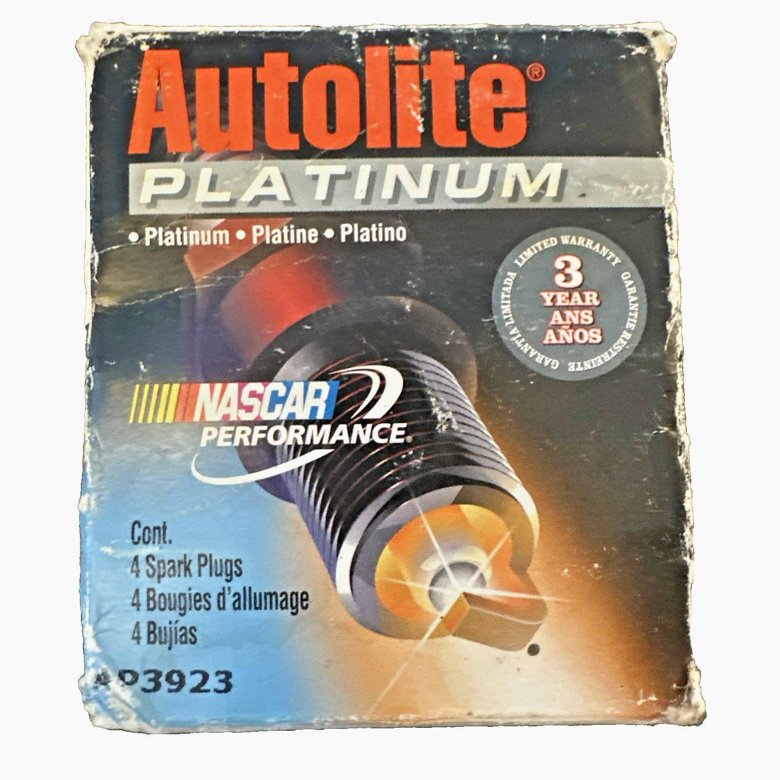 Autolite AP5144 Platinum Spark Plugs Lot of 4 Fast Free Shipping