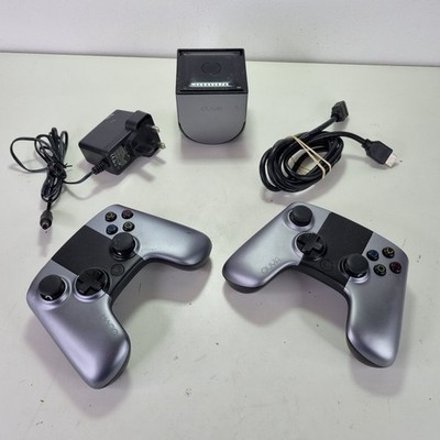 OUYA Spielekonsole + 2 Controller + HDMI Kabel + Netzteil + GRATISVERSAND