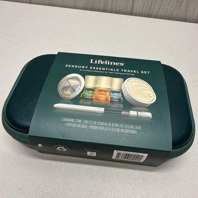 Lifelines Sensory Essentials Travel Set Portable Aromatherapy Diffuser NEW