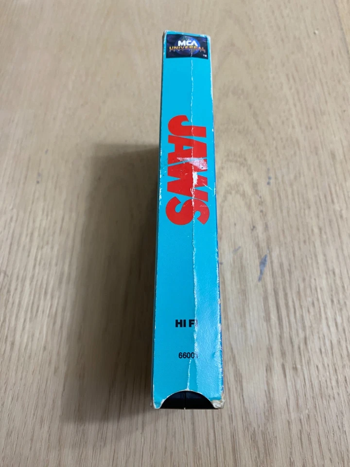 Jaws (VHS, 1991 Re-Release) MCA Universal Home Video Horror Scary Thriller - Image 4 of 4
