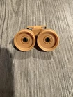 1985 Vintage Gi Joe Mauler MBT Tank Bogie Wheel x2 w Assembly Screw Vehicle Part