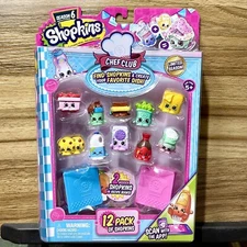 Shopkins Season 6 Chef Club 12 Pack Includes 2 Hidden In Recipe Boxes Brand New!