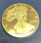 Faux Silver Plated Walking Liberty  2020 (great For Fooling Your Friends)