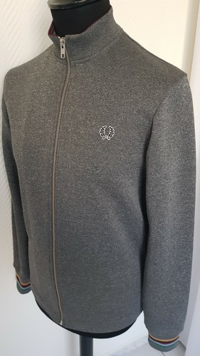 Veste Zippée Grise Fred Perry Taille XS - Imagen 2 de 7