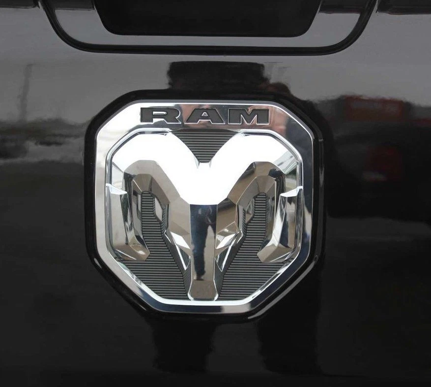 NEW 2019-2023 Dodge Ram 1500 Chrome RAMs Head Logo Tailgate EMBLEM, OEM  Mopar! | eBay